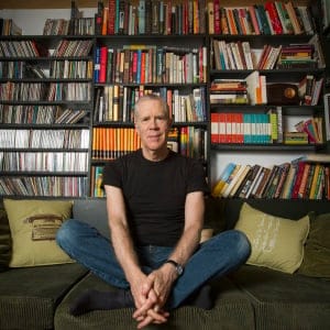 "Vinyl Cafe" CBC host Stuart McLean, in his home on November 17, 2013. (Bernard Weil/Toronto Star/Getty Images)