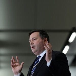 Minister of Employment and Social Development Jason Kenney speaks at a Canada2020 event in Ottawa on Thursday, October 2, 2014. (Sean Kilpatrick/CP)