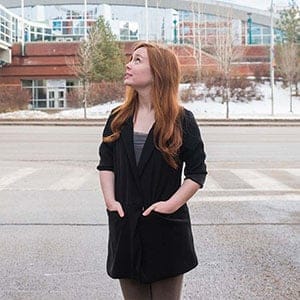 MacEwan University student Anna McMillan. (Matthew Jacula)