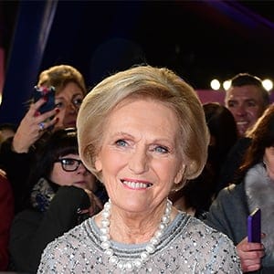 Mary Berry arriving at the National Television Awards 2017, held at The O2 Arena, London. (Ian West/PA Images via Getty Images)