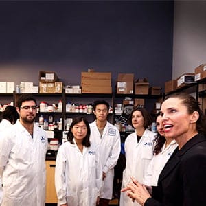 Minister of Science Kirsty Duncan meets with stem cell researchers after announcing $2.2-million funding towards Stem Cell research at the Ottawa Hospital, Thursday, November 24, 2016. (Fred Chartrand/CP)