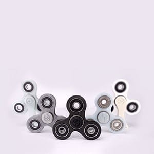 Fidget spinners. (Revo Toys)