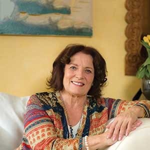 Margaret Trudeau in her Montreal home April 12, 2017. (Photograph by Peter Bregg)