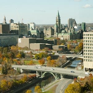 A landscape view of Ottawa, Ontario (Adwo/Shutterstock)