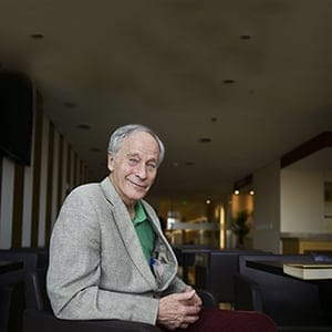 2016 Princess of Asturias Award for Literature, US writer Richard Ford, is pictured during an interview with AFP in Bogota on April 27, 2017 
Ford is in the country to attends the XXX International Book Fair of Bogota. Raul Arboleda/AFP/Getty Images