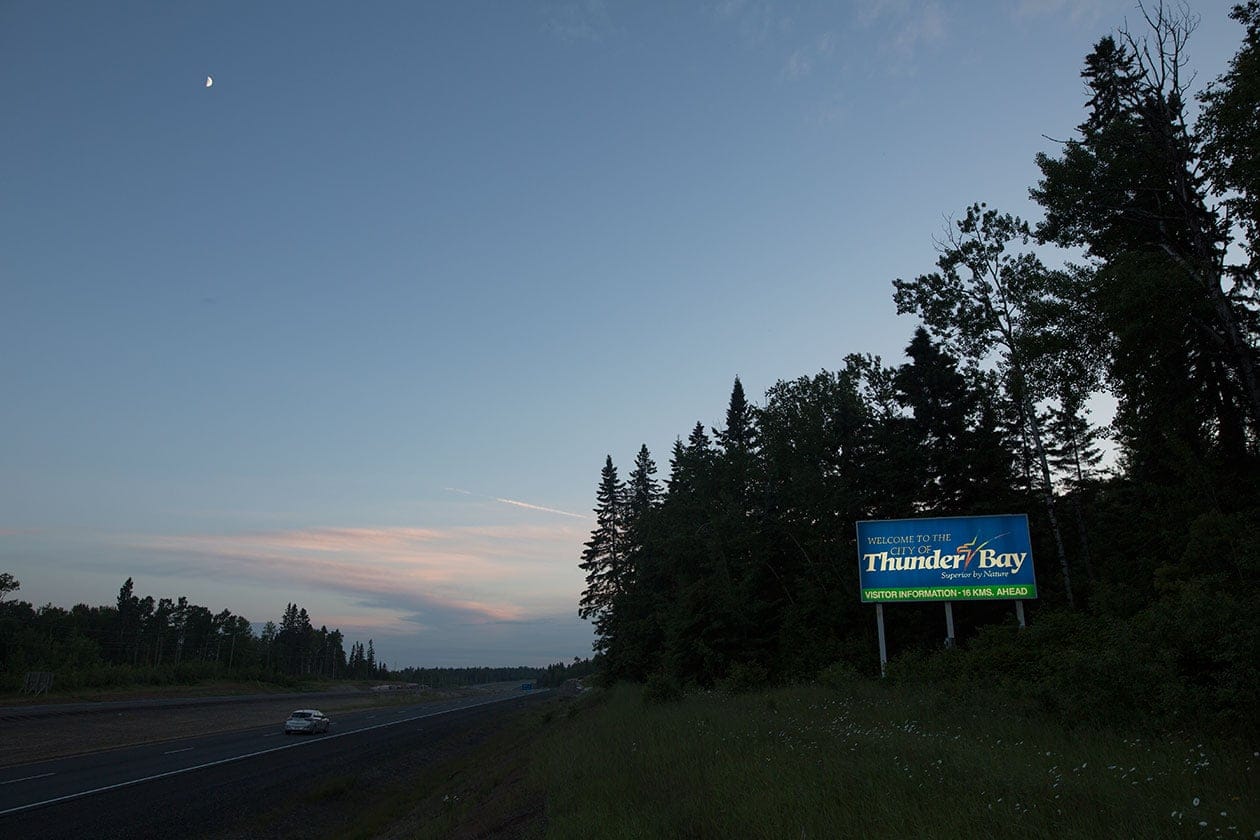 Thunder Bay city limits. (Phootgraph by Cole Burston)