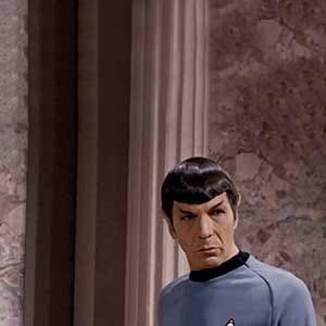 LOS ANGELES - NOVEMBER 22: Leonard Nimoy as Mr. Spock in the STAR TREK episode, "Plato's Stepchildren."  Original air date, November 22, 1968.  Season 3, episode 10.  Image is a screen grab.  Credit: CBS/Getty Images