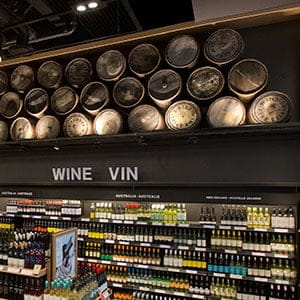 The new LCBO store in Toronto's Beach neighbourhood. The store has a new "urban" decor (characterized by the use of black as a predominate colour) and a few new features, such as a centre "runway" for the Vintages selections.        (Keith Beaty/Toronto Star/Getty Images)