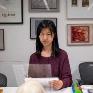 A Medical Illustration student at University of Toronto. (Photograph by Nick Iwanyshyn)