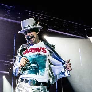 Gord Downie, lead singer for the Tragically Hip, performs during the band's last concert in Kingston. (David Bastedo/The Tragically Hip)