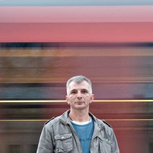 Dragan Djuric was photographed in Celje, Slovenia in various locations
including at the train station and a few shots with his Sloven and
ex-Yugoslav friends in the bar where he's a regular.