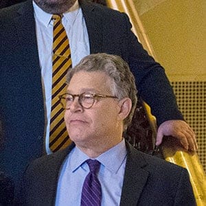 US Democratic Senator from Minnesota Al Franken (R) with his wife Frannni Bryson (L) walk to his car after his resignation speech on the Senate floor in the US Capitol in Washington DC, USA, 07 December 2017. Senator Franken announced his resignation from Senate amid sexual harassment allegations and a call from over half of the Democratic caucus. (Shawn Thew/EPA)