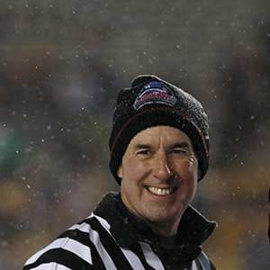 TORONTO, ON: Ron MacLean was one of the referees In -9 C weather at the Alumni Game as the Toronto Maple Leafs beat Montreal Canadiens 6-5 at the Outdoor Classic at Ivor Wynne Stadium  in Hamilton.        (Steve Russell/Toronto Star via Getty Images)