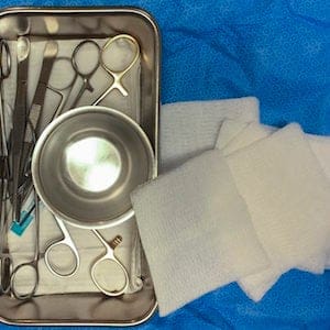 Surgical tools are shown in an operating room in a hospital near Montreal on Thursday, November 23, 2017. THE CANADIAN PRESS IMAGES/Graham Hughes