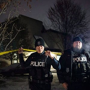 Police secured the home of Apotex founder Barry Sherman and wife, Honey Sherman after they were found dead on Friday, December 15, 2017. (Christopher Katsarov/CP)