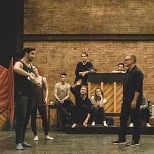 Marc Richard leads his class during an afternoon rehersal at Sheridan College in Oakville, Ontario. Richard has been awarded the prestigous 3M National Teaching Fellowship. (Photograph by Jalani Morgan)