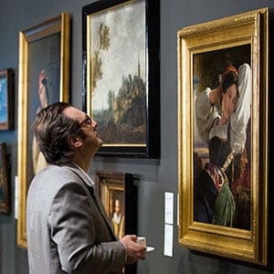 Seven Old Master and Nineteenth Century paintings that were looted by the Nazi's are unveiled at the Montreal Museum of Fine Arts, May 20, 2009. Three university beneficiaries of the Estate of Max Stern marked the fifth anniversary of the Max Stern Art Restitution Project by unveiling the Girl from the Sabine Mountains (far right) by Franz-Xavier Winterhalter (1805-1873) which was returned after an ownership dispute was won in American federal courts. (Christinne Muschi/Reuters)