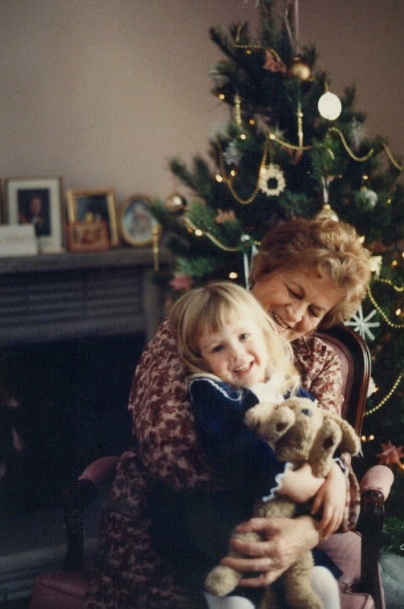 Anna Maxymiw with her grandmother. 