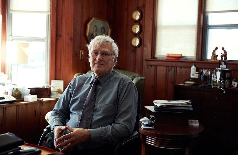 Dr. Ian Gemmill photographed at his home in Kingston, ON.  (Credit: Max Rosenstein)
