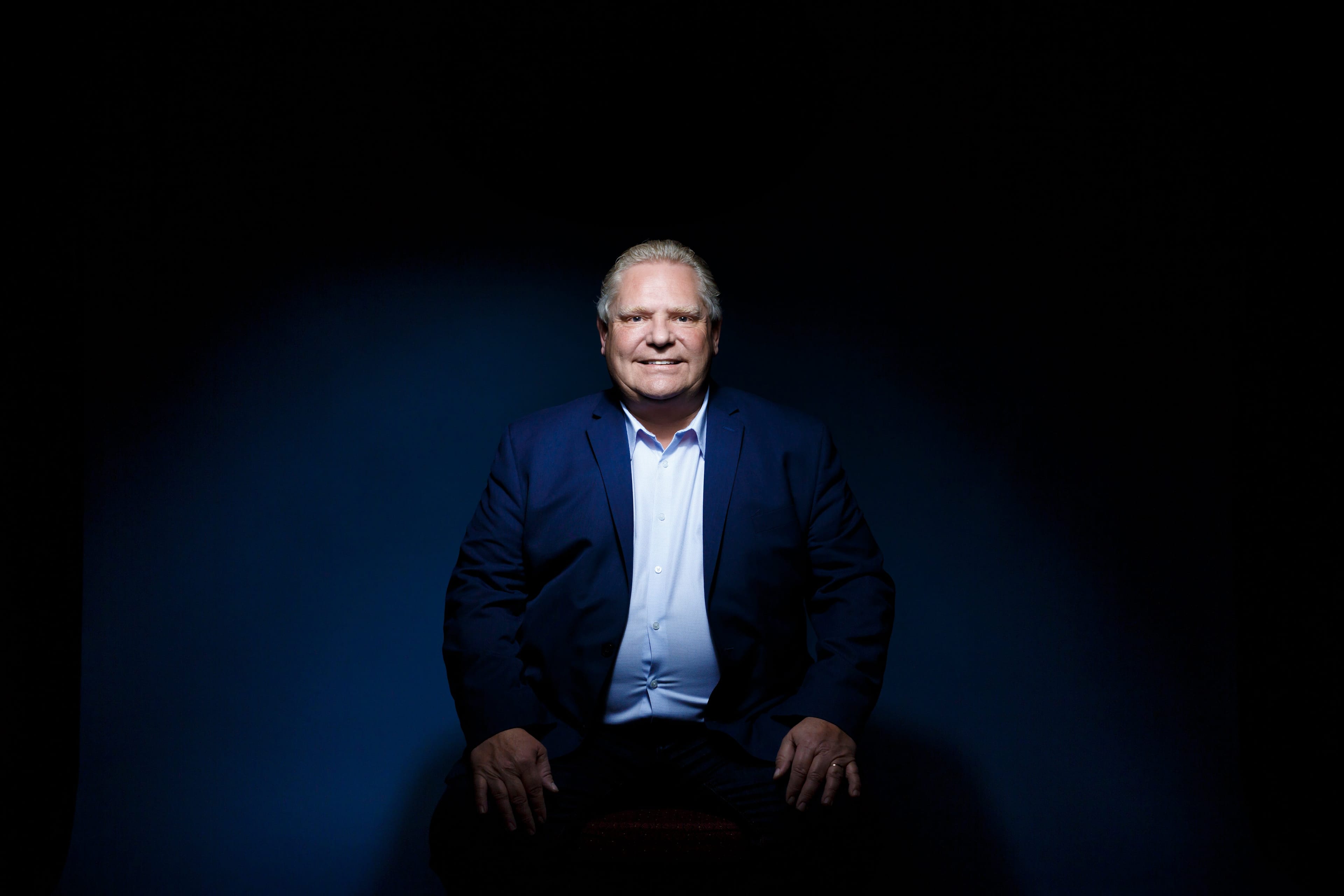 Doug Ford, Ontario PC Party leader. Chatham, Ontario, April 20, 2018. (Photograph by Cole Burston)