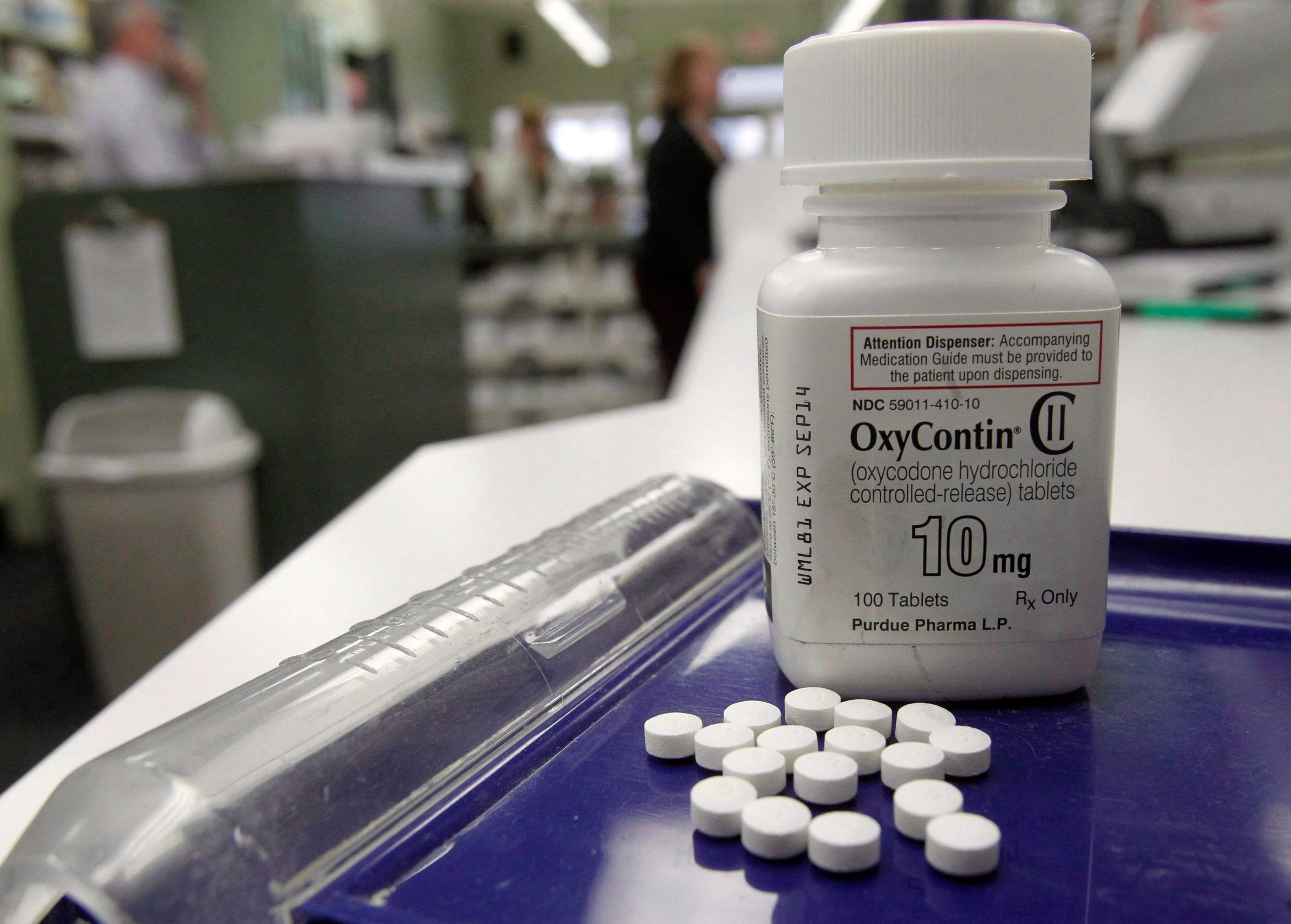 A group of doctors and other professionals in Canada is calling for an investigation into the marketing of OxyContin in this country (Toby Talbot/AP/CP)