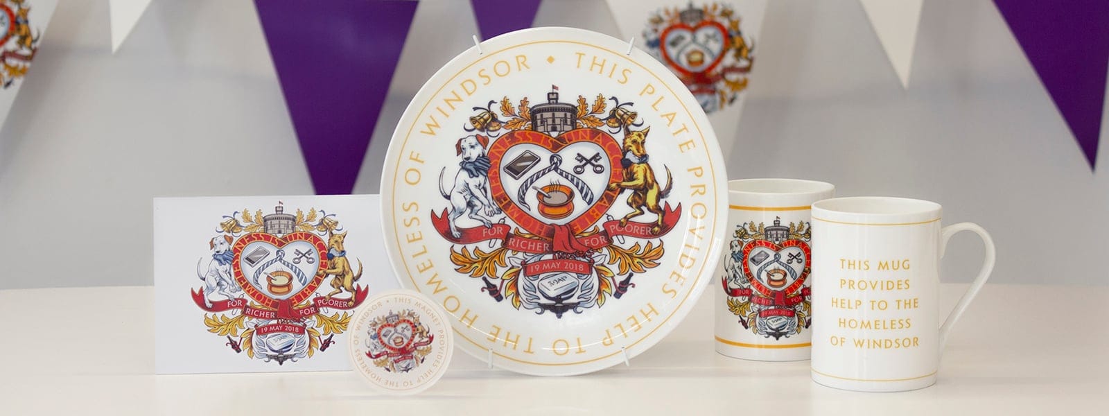 A selection of the wares on offer from the For Richer, For Poorer line of royal commemoratives.