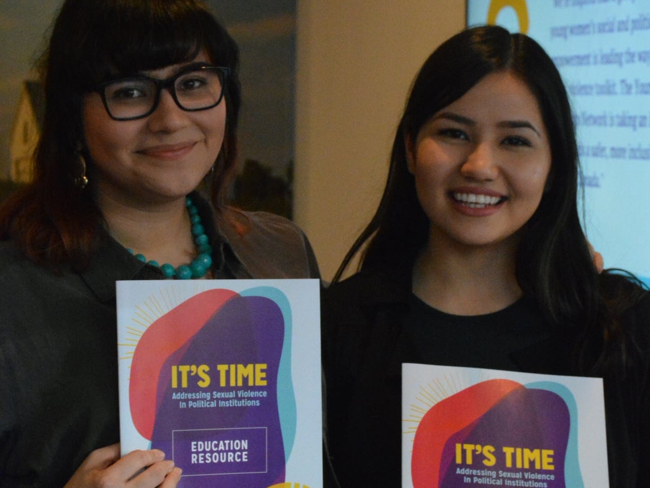 Arezoo Najibzadeh and Yasmin Rajabi are co-founders of the Young Women’s Leadership Network.