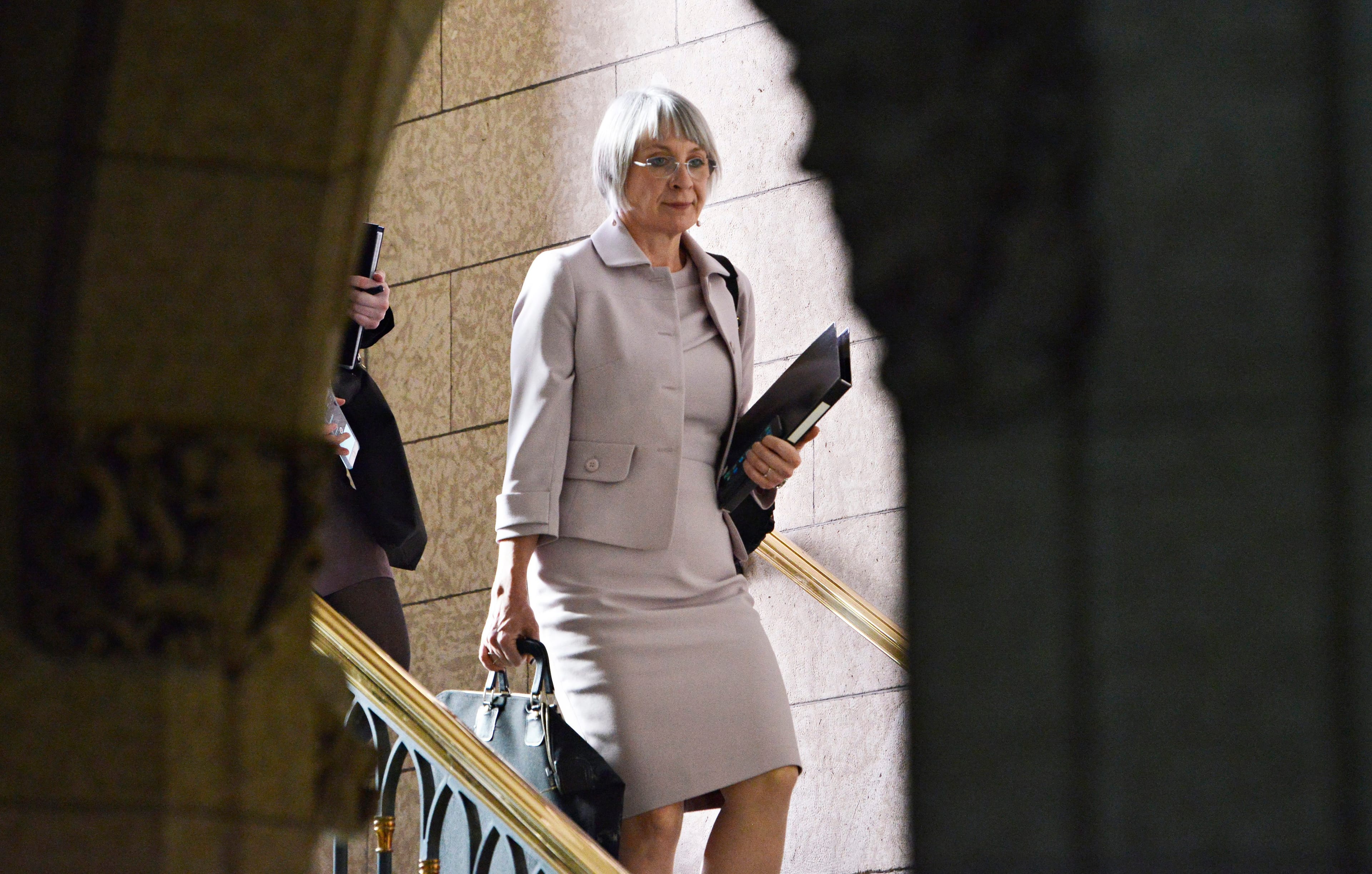 Minister of Employment, Workforce Development and Labour Patty Hajdu makes her way to the House of Commons on Parliament Hill in Ottawa on Monday, January 29, 2018. (Matthew Usherwood/CP)