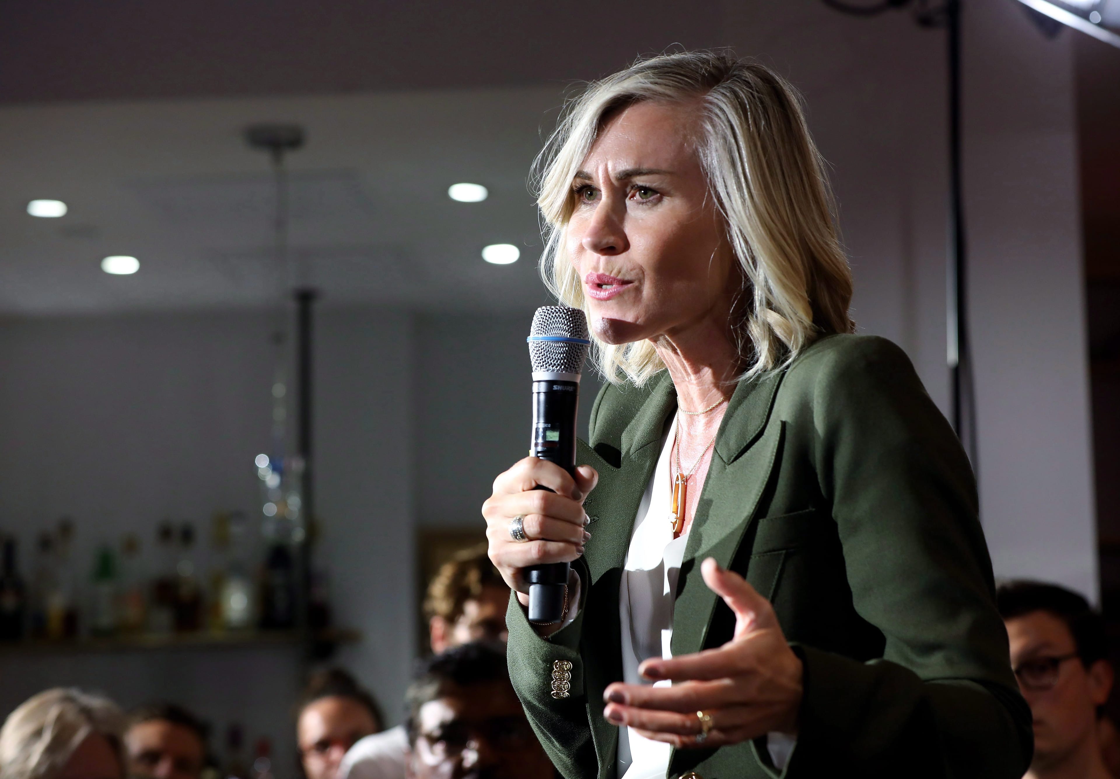 Jennifer Keesmaat launches her bid to become mayor of Toronto on Thursday, Aug. 23, 2018. (THE CANADIAN PRESS/Colin Perkel)