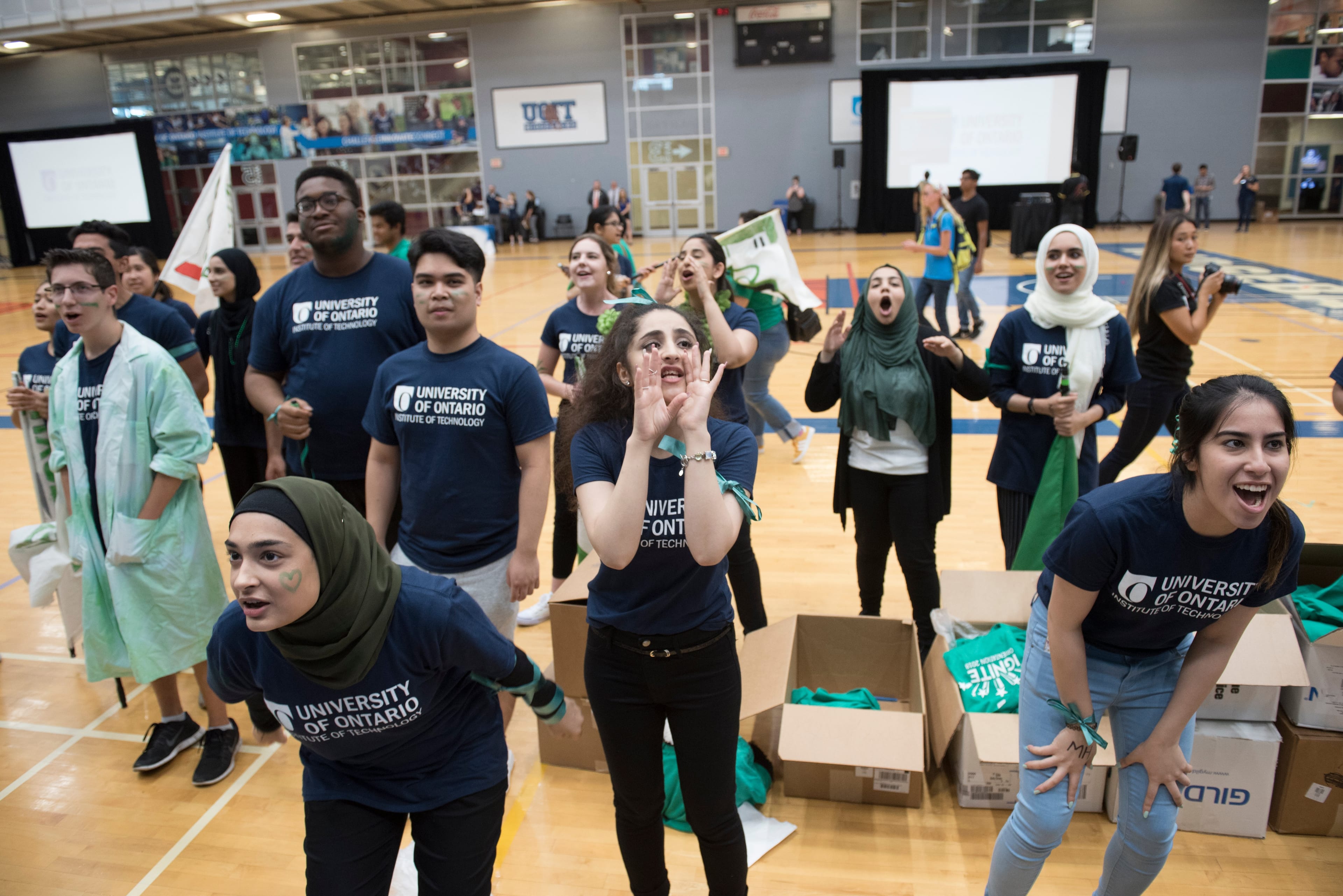 Developing a sense of community on campus is a major priority as UOIT works toward joining the ranks of the world’s best technological universities (Hannah Yoon)