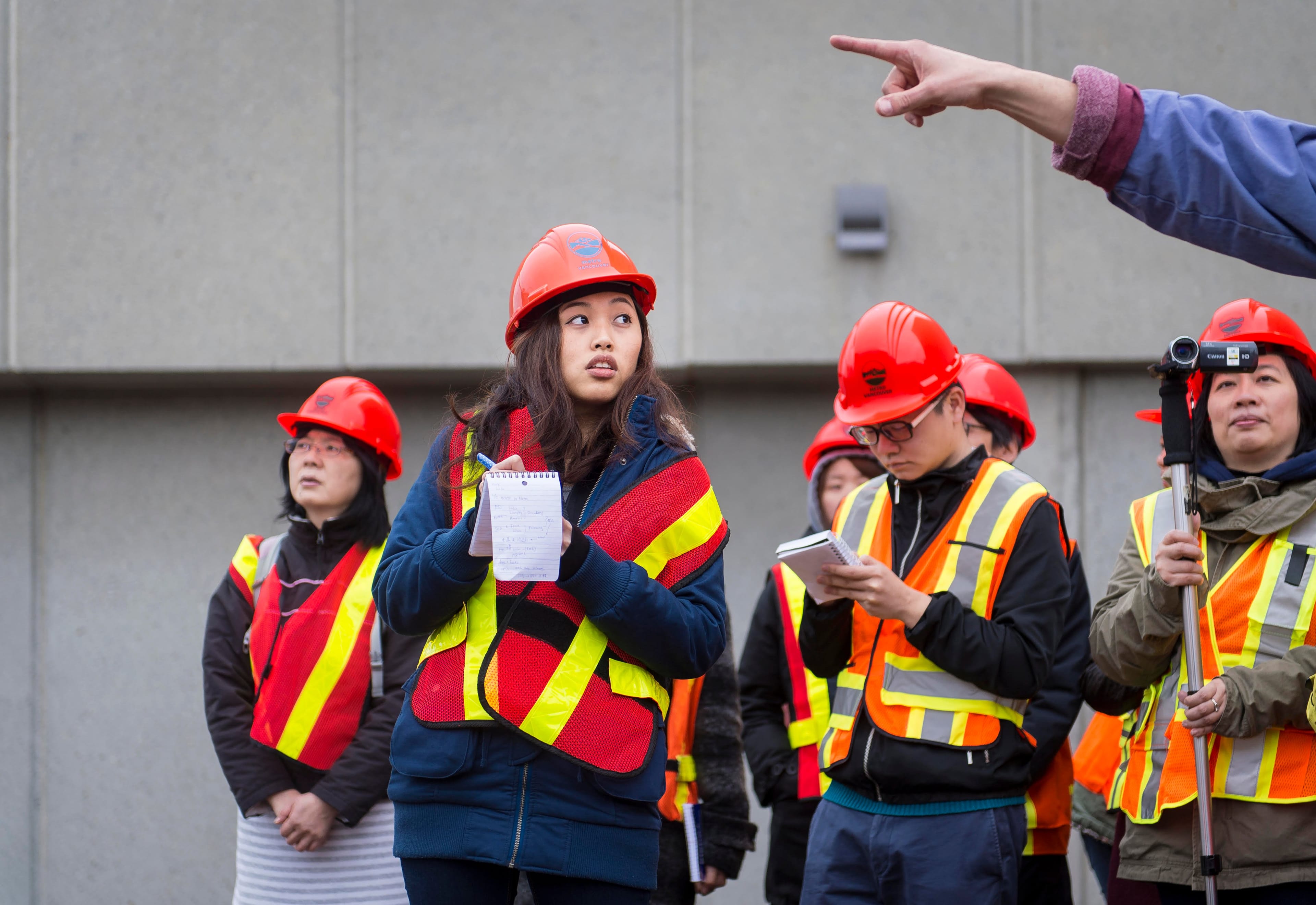 A Simon Fraser program field trip to a Richmond water treatment facility. (Greg Ehlers/Simon Fraser University)