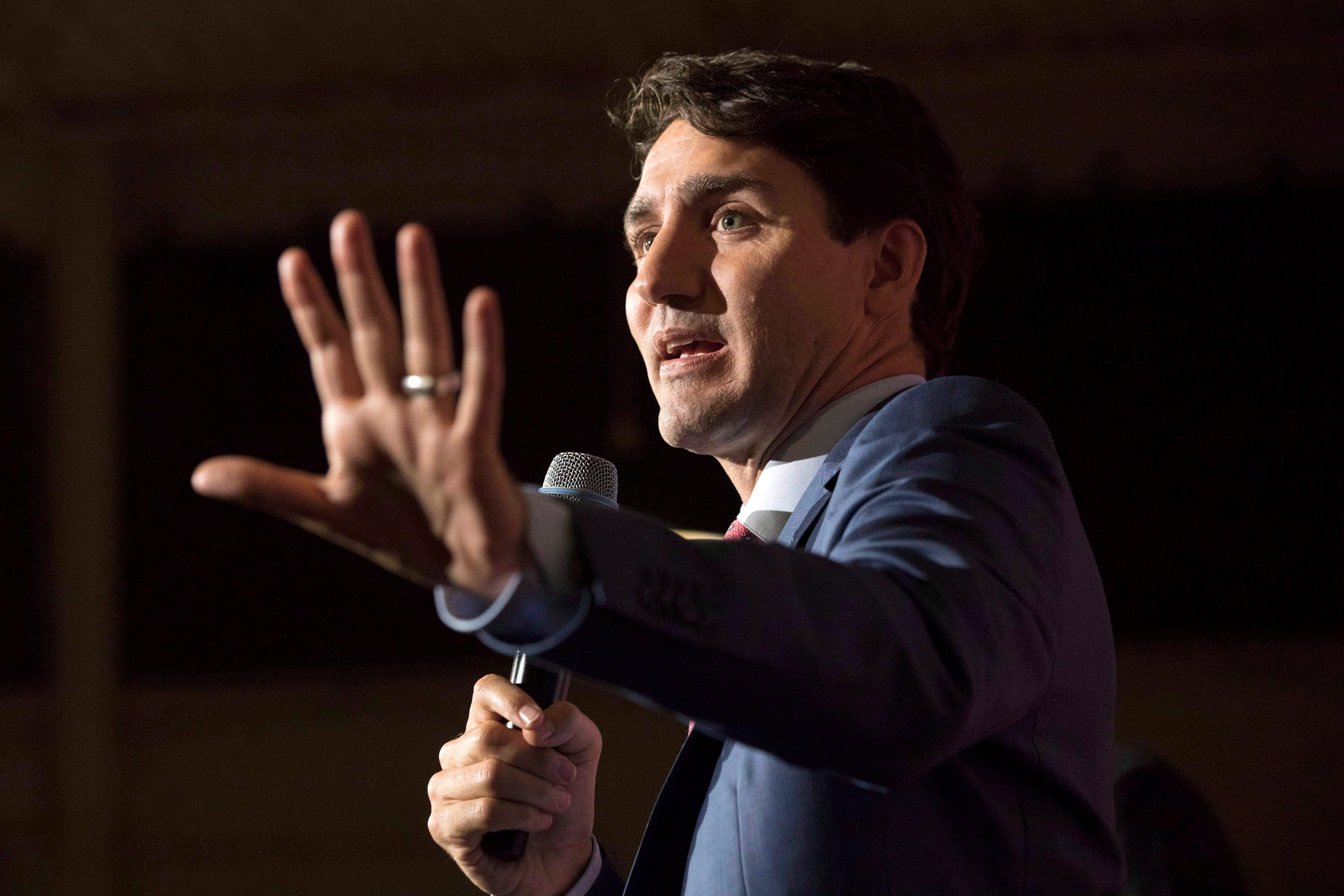 Prime Minister Justin Trudeau attends a Liberal Party Fundraiser in Toronto on Tuesday Oct. 2, 2018. (THE CANADIAN PRESS/Chris Young)