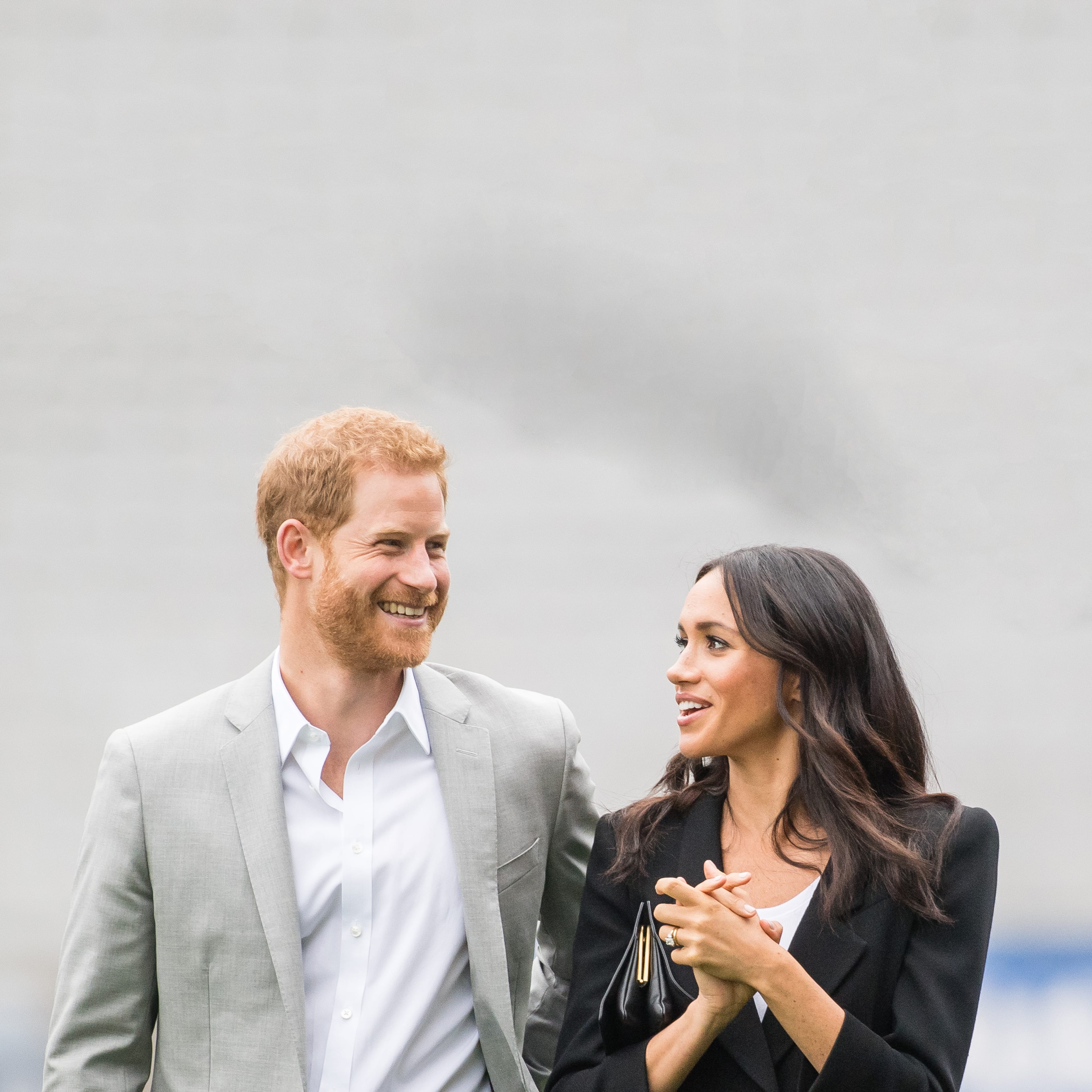Prince Harry, Duke of Sussex and Meghan, Duchess of Sussex visit Croke Park, home of Ireland's largest sporting organisation, the Gaelic Athletic Association on July 11, 2018 in Dublin, Ireland.  (Samir Hussein/Samir Hussein/WireImage/Getty Images)
