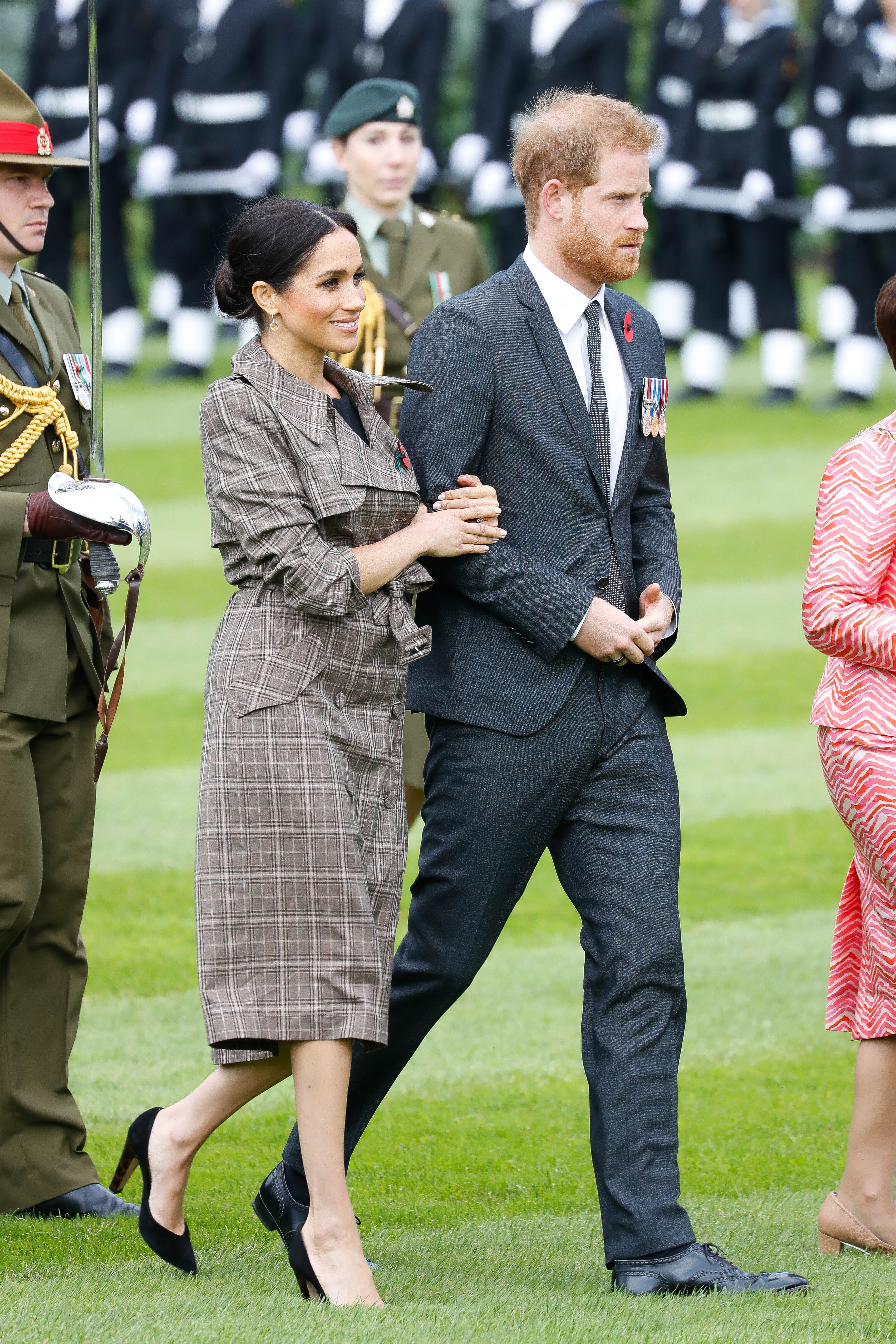 Prince Harry, Duke of Sussex and Meghan, Duchess of Sussex attend the Official arrival at the Government House on October 28, 2018 in Wellington, New Zealand. (Chris Jackson/Getty Images)
