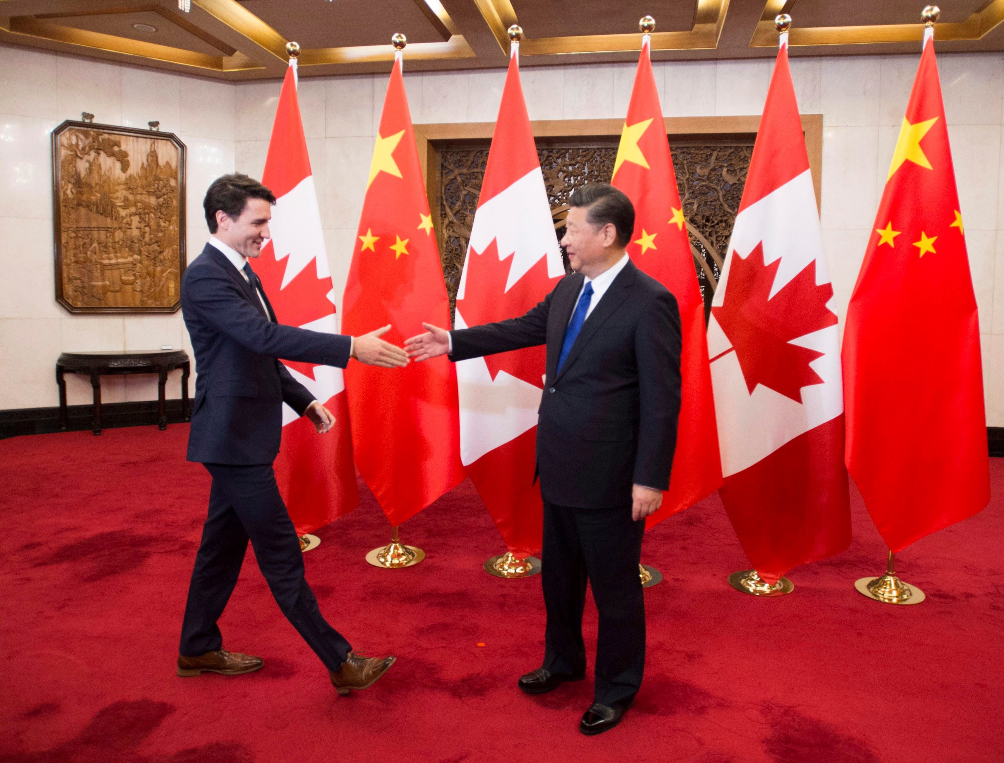 Trudeau meeting Chinese President Xi Jinping in Beijing in December 2017  THE CANADIAN PRESS/Sean Kilpatrick