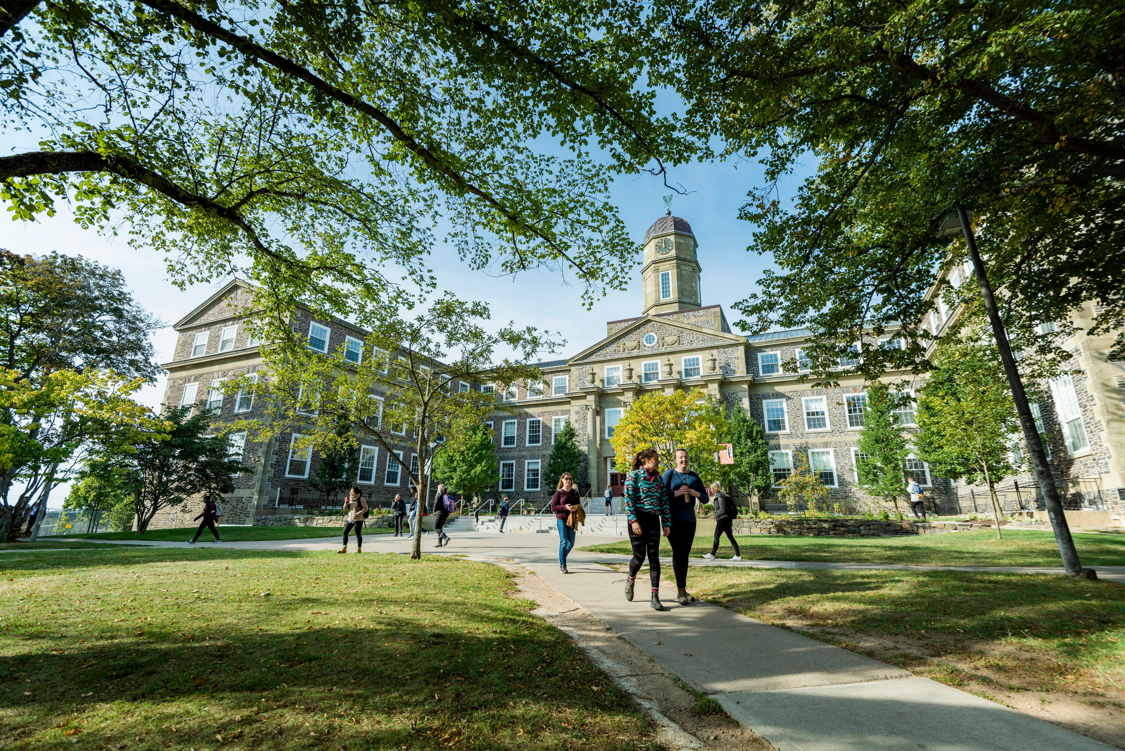 Student headed to early moring classes at Dalhousie University. (Photograph by Dean Casavechia)