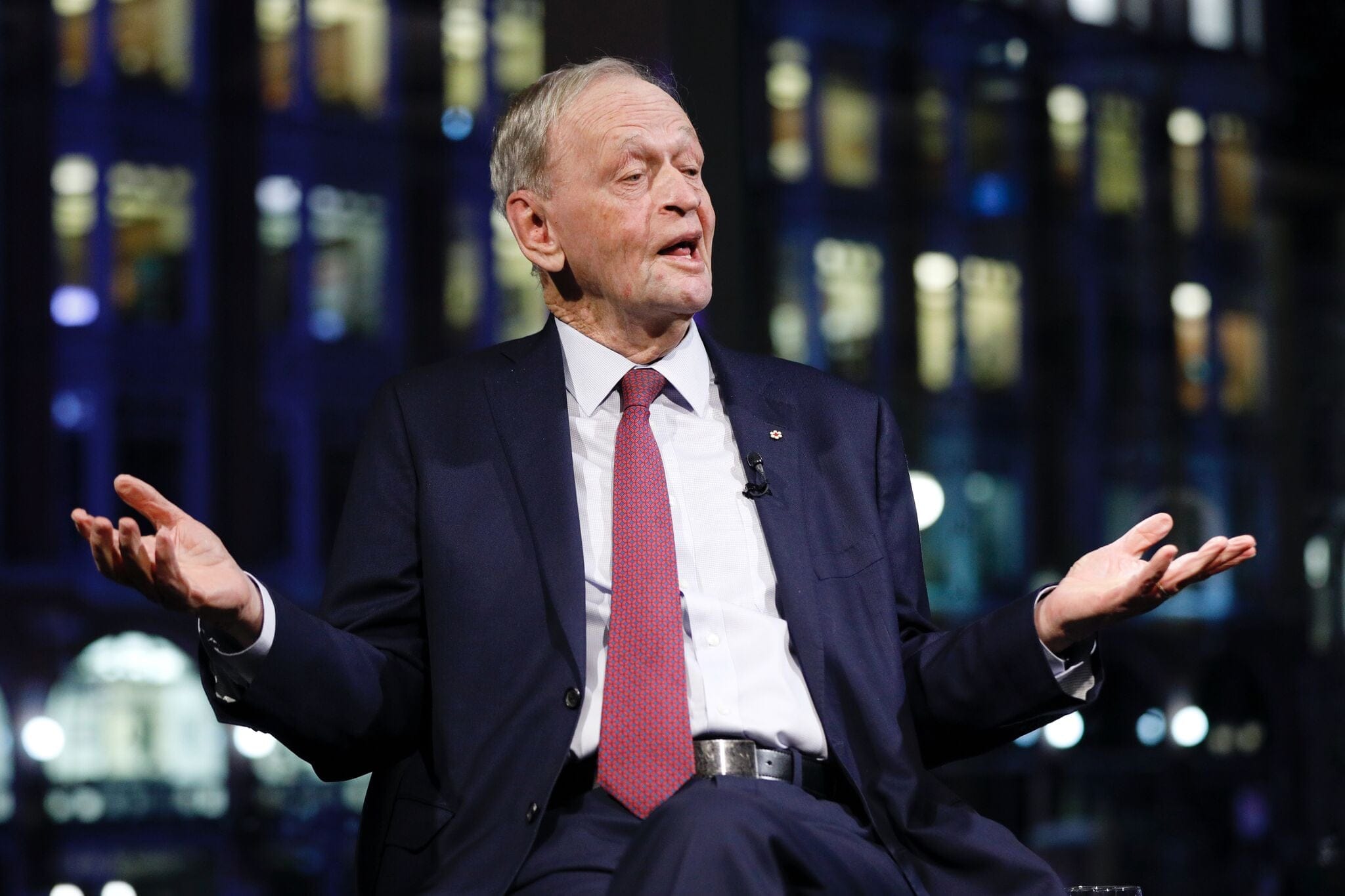 Former Prime Minister Jean Chretien speaks at a Maclean's Live event in Ottawa on Dec. 4, 2018. (Blair Gable)
