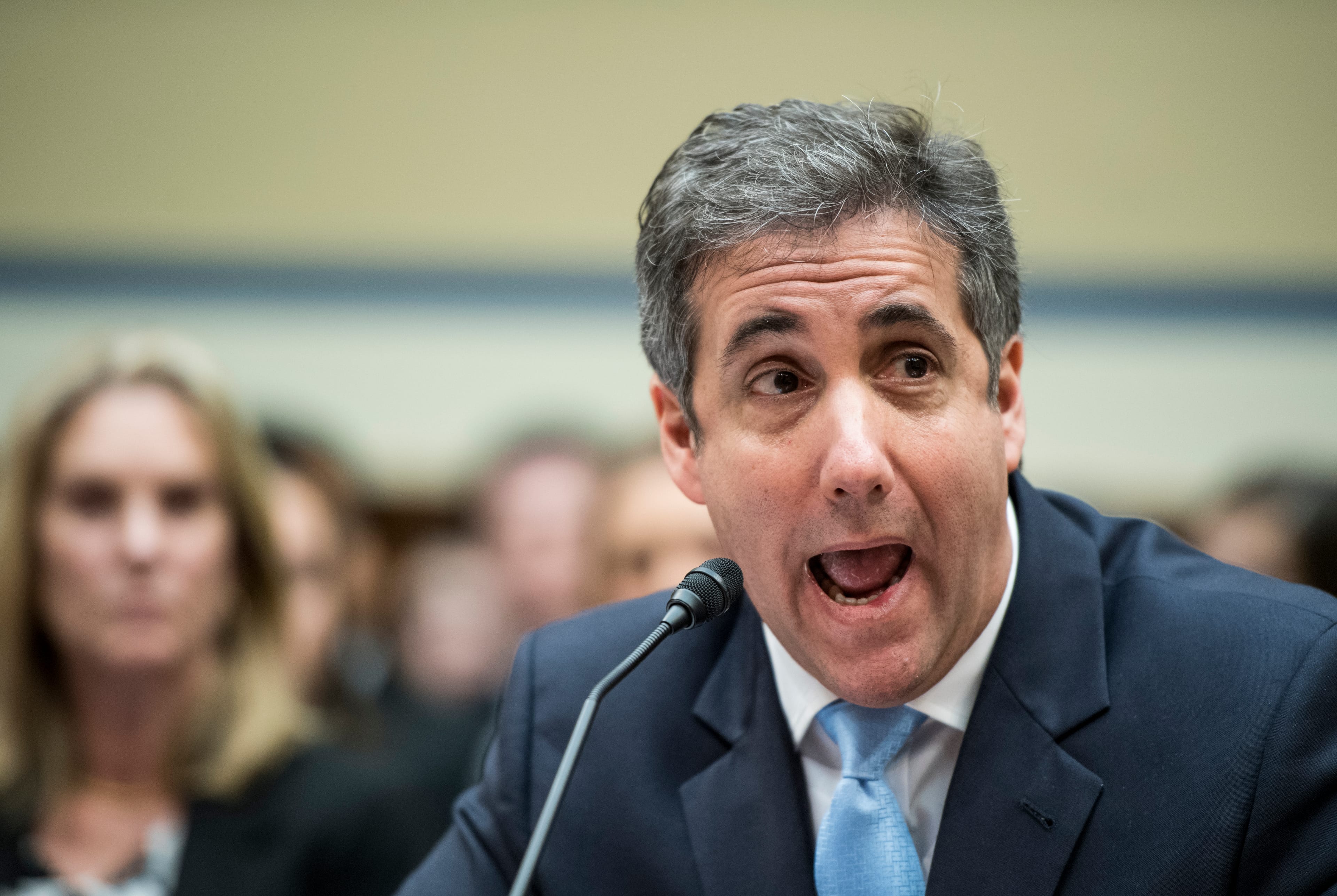 UNITED STATES - FEBRUARY 27: Michael Cohen, former attorney for President Donald Trump, testifyies during the House Oversight and Reform Committee hearing on Russian interference in the 2016 election on Wednesday, Feb. 27, 2019. (Photo By Bill Clark/CQ Roll Call)