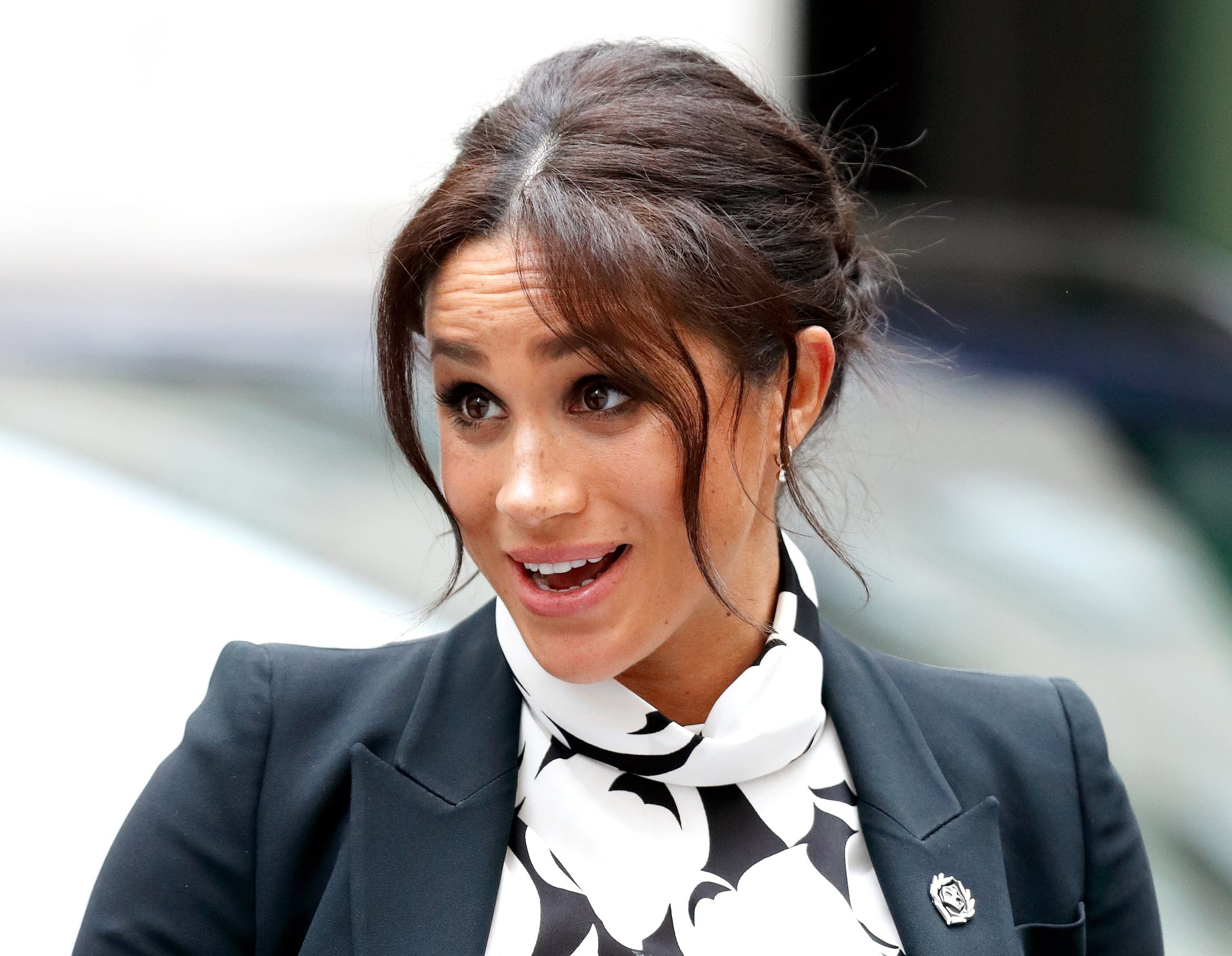 Meghan, Duchess of Sussex attends a panel discussion, convened by The Queen's Commonwealth Trust, to mark International Women's Day at King's College London on March 8, 2019 in London, England. (Photo by Max Mumby/Indigo/Getty Images)