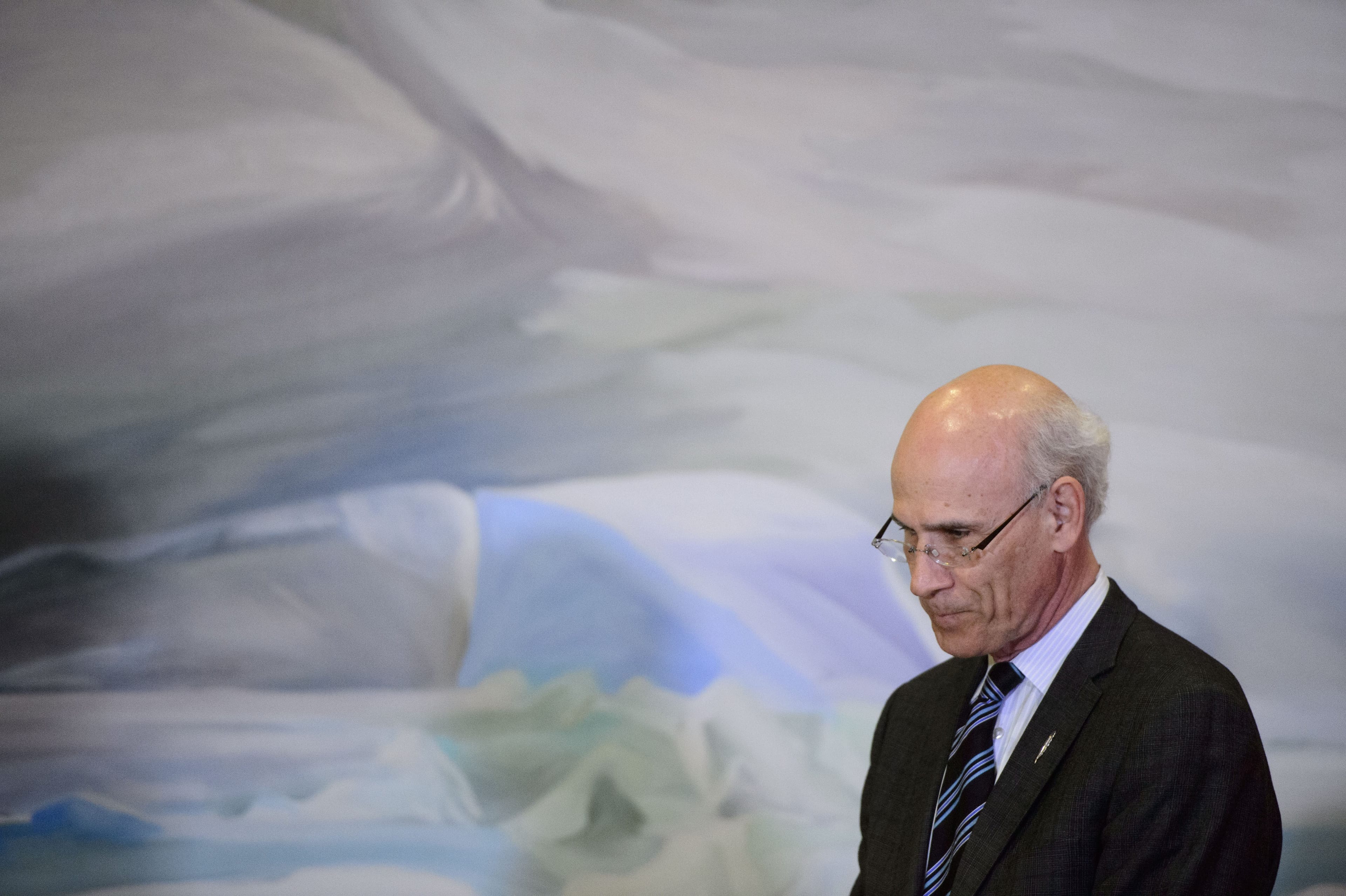 Clerk of the Privy Council Michael Wernick takes part in a cabinet shuffle at Rideau Hall in Ottawa on Monday, March 18, 2019. (THE CANADIAN PRESS/Sean Kilpatrick)