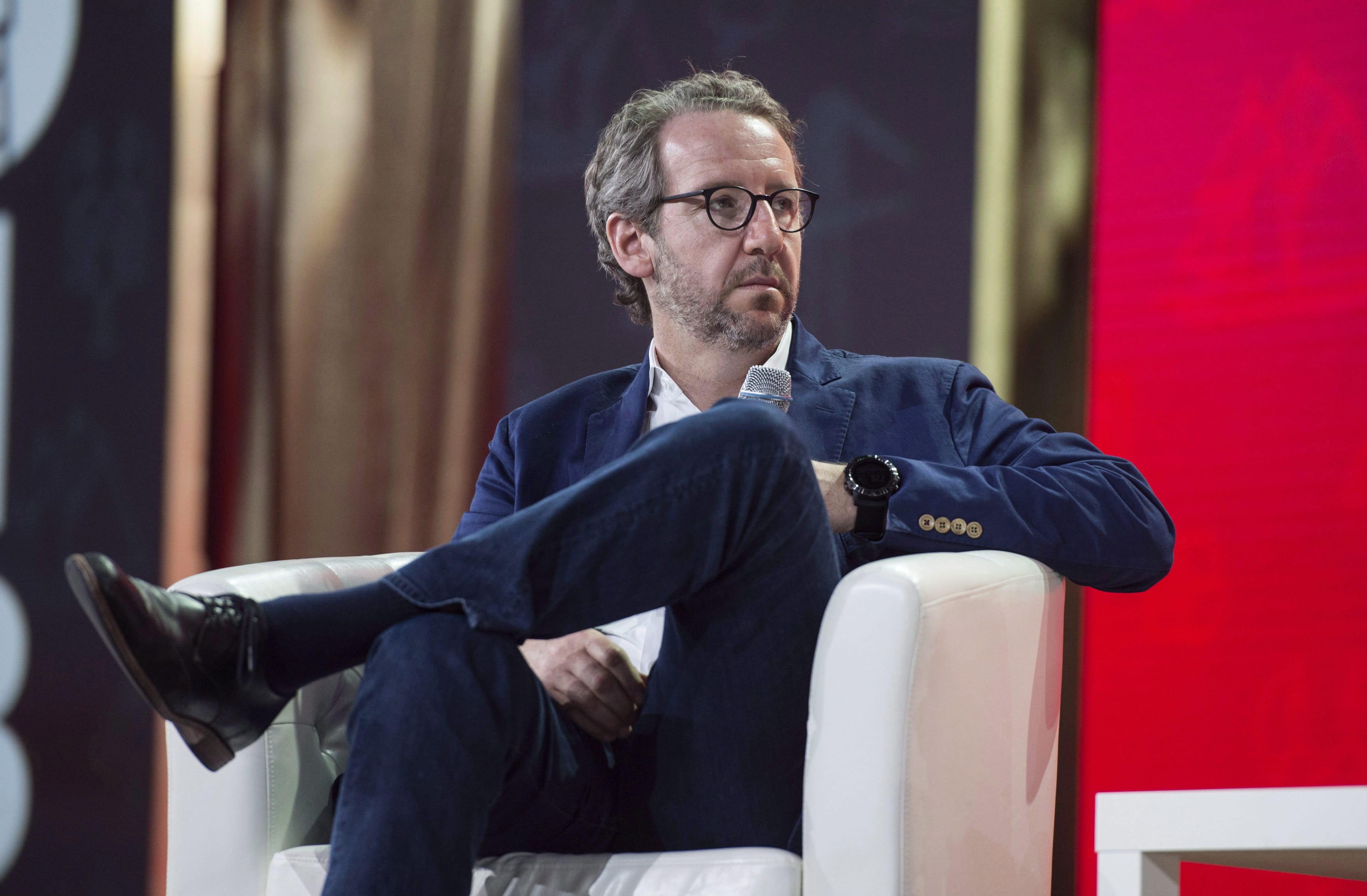 Gerald Butts, former principal secretary to Prime Minister Justin Trudeau, looks on during the federal Liberal national convention in Halifax on Friday, April 20, 2018. (THE CANADIAN PRESS/Darren Calabrese)