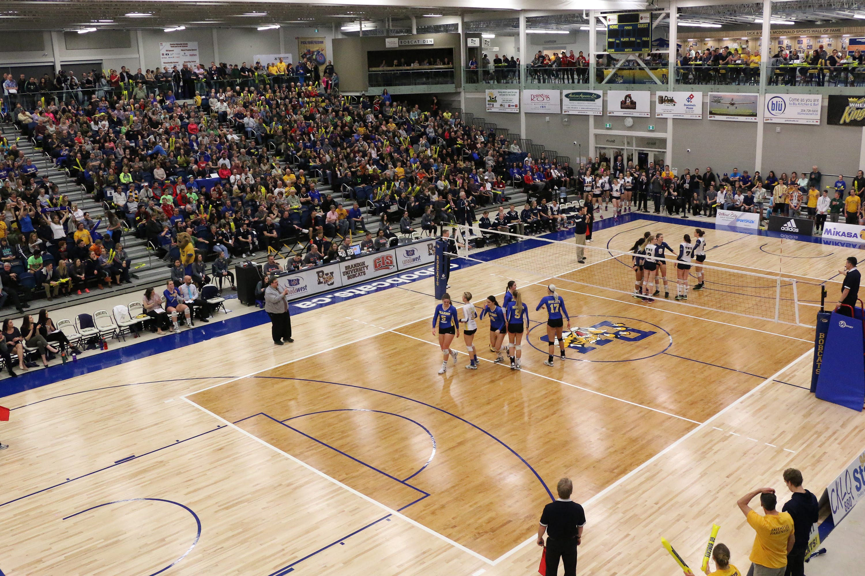 Brandon University basketball court