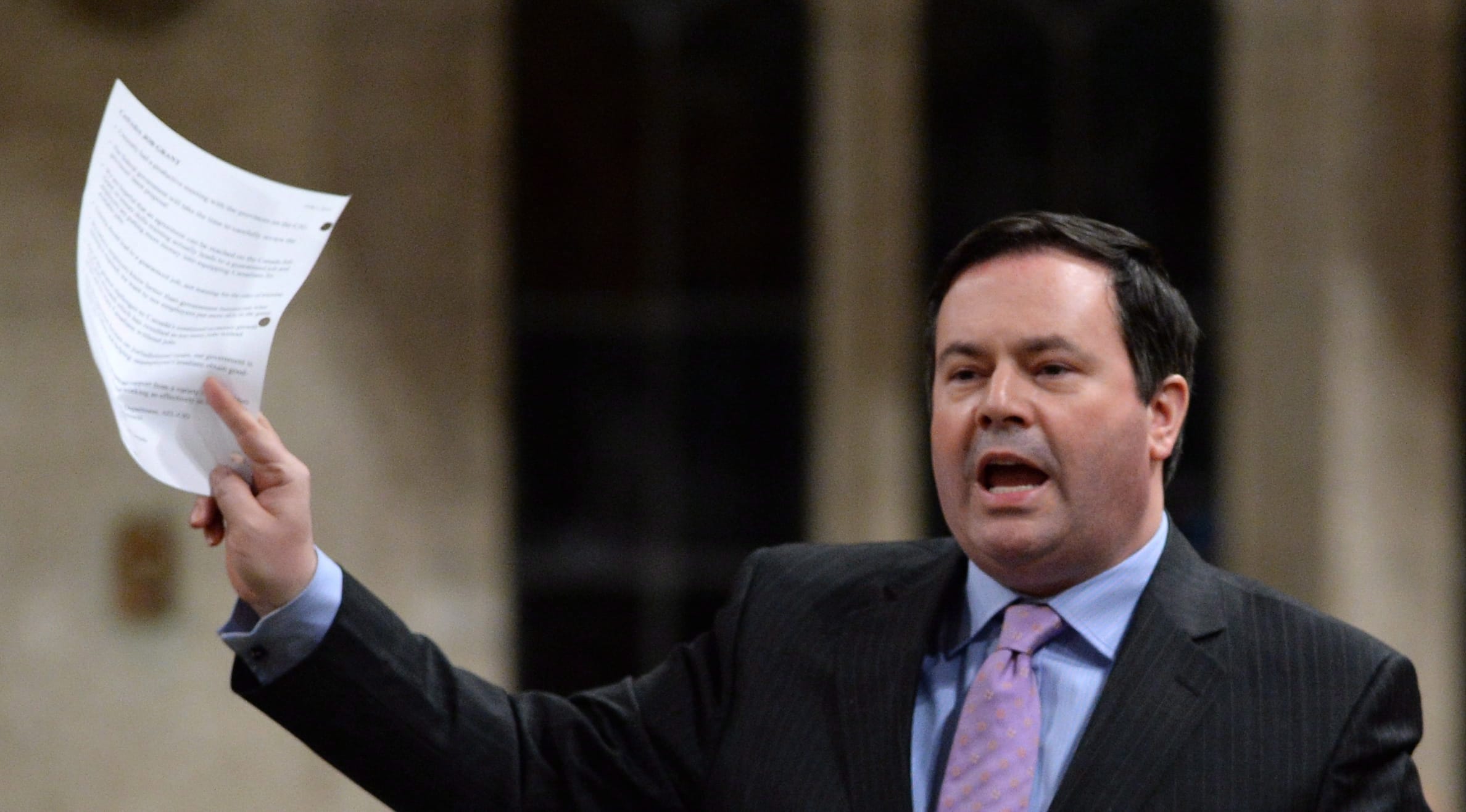 Kenney wasn't exactly a shrinking violet during his time in the House of Commons (Sean Kilpatrick/CP)