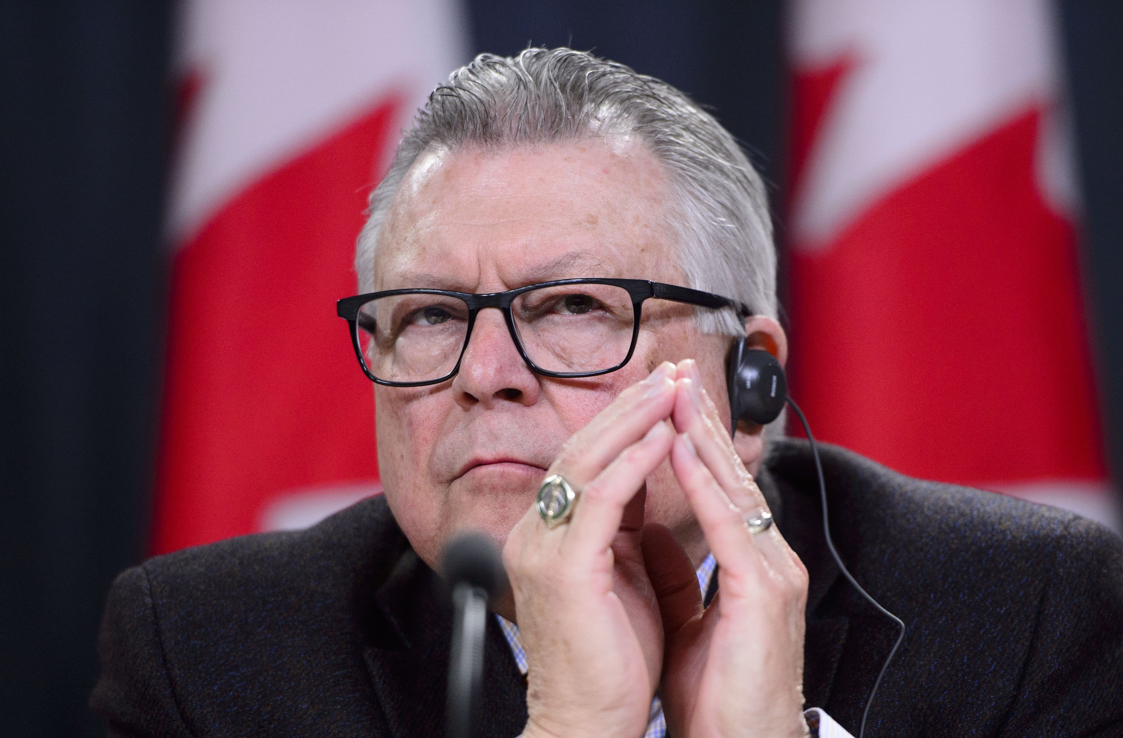 Minister of Public Safety and Emergency Preparedness, Ralph Goodale (Sean Kilpatrick/CP)