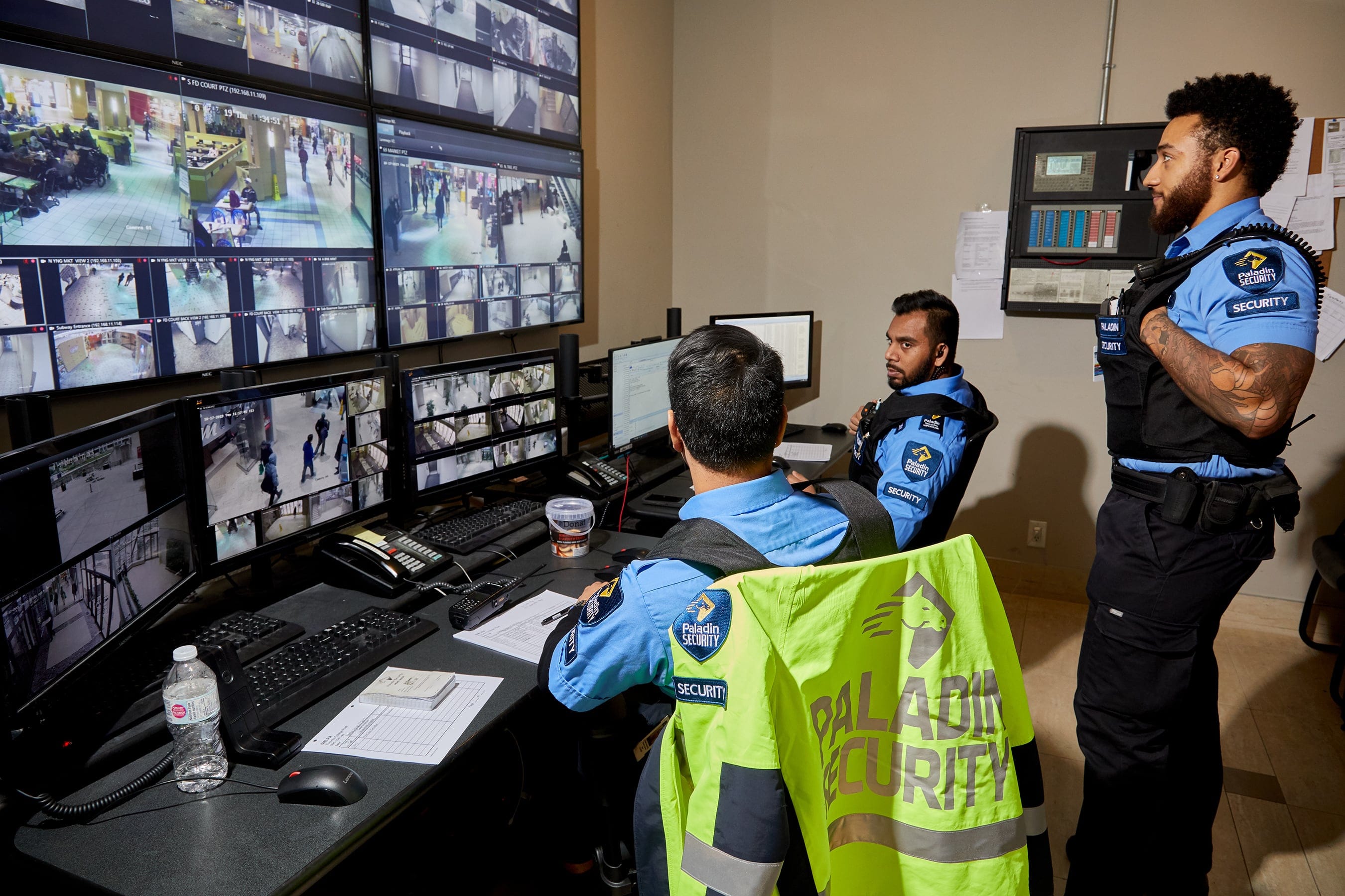 Paladin security officers (Photograph by Christie Vuong)