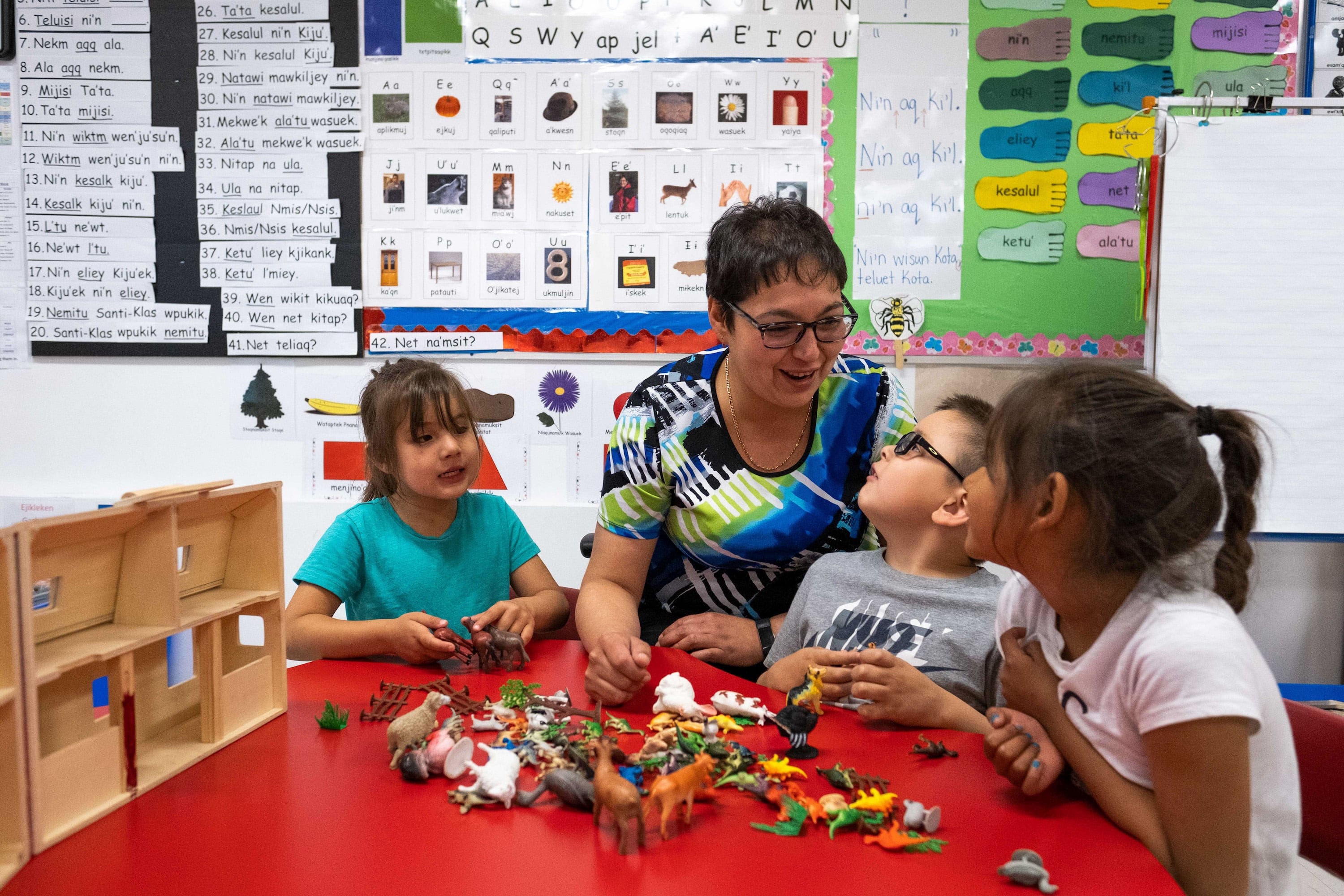 Angie Stevens is pursuing a Masters of Education at St. FX and also teaching primary (kindergarten). (Photograph by Andrew Tolson)