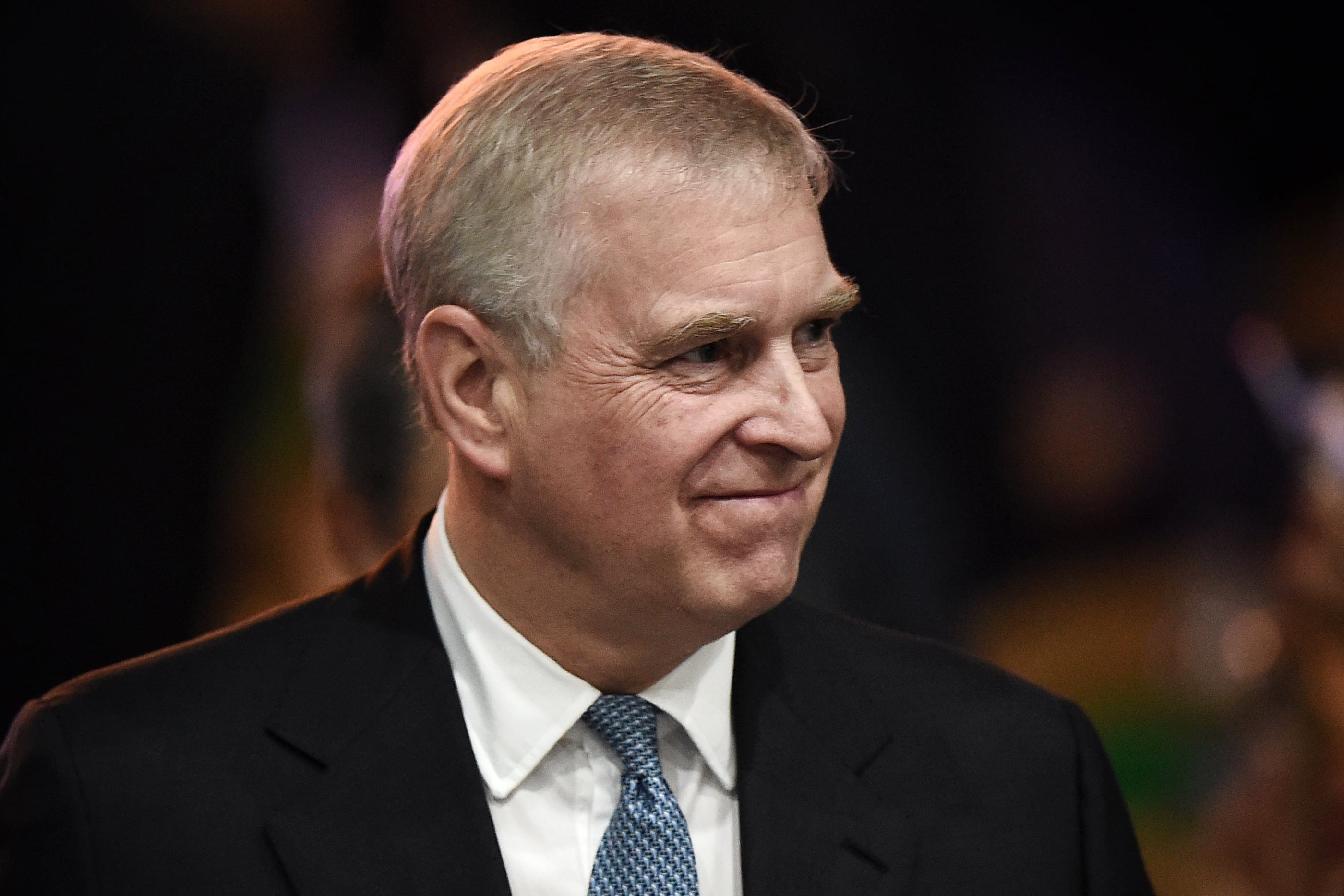 Britain's Prince Andrew, Duke of York leaves after speaking at the ASEAN Business and Investment Summit in Bangkok on Nov. 3, 2019, on the sidelines of the 35th Association of Southeast Asian Nations (ASEAN) Summit. (Lillian Suwanrumpha/AFP/Getty Images)