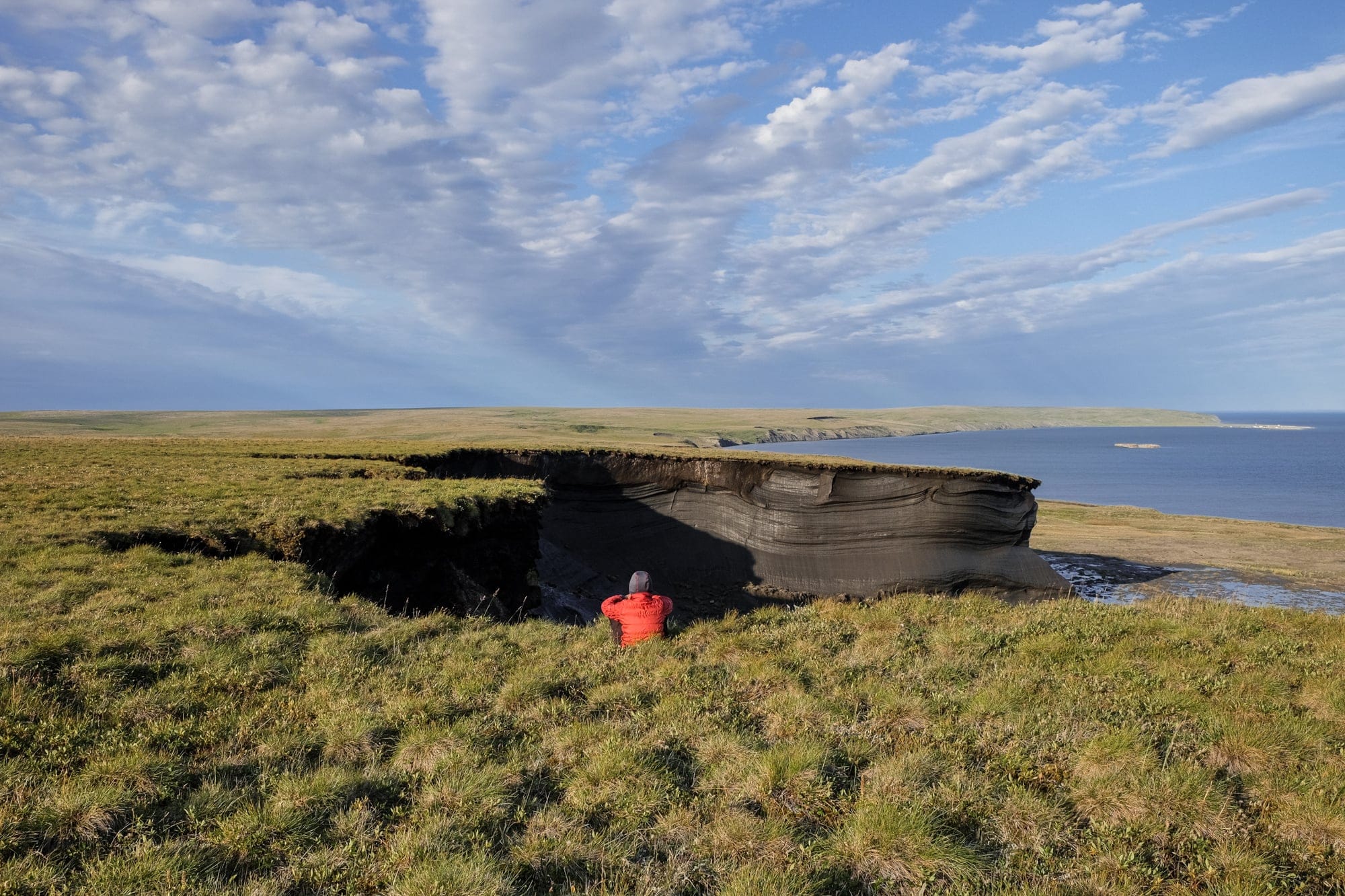 Slumps in Qikiqtaruk (Herschel Island) (Sandra Angers-Blondin)