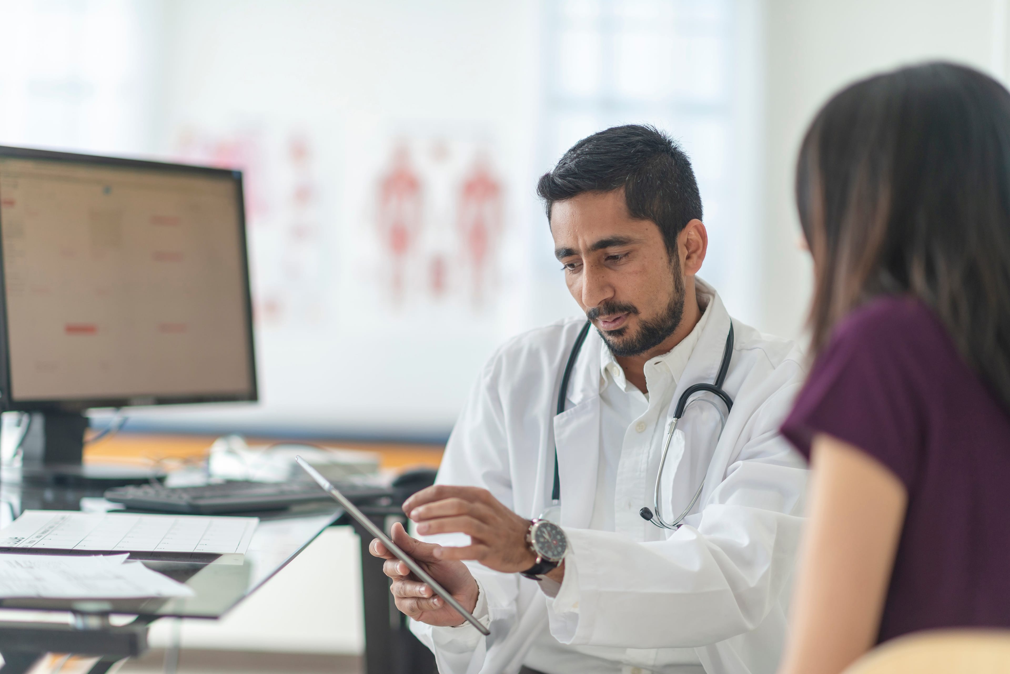 Medical consultation. (iStock)