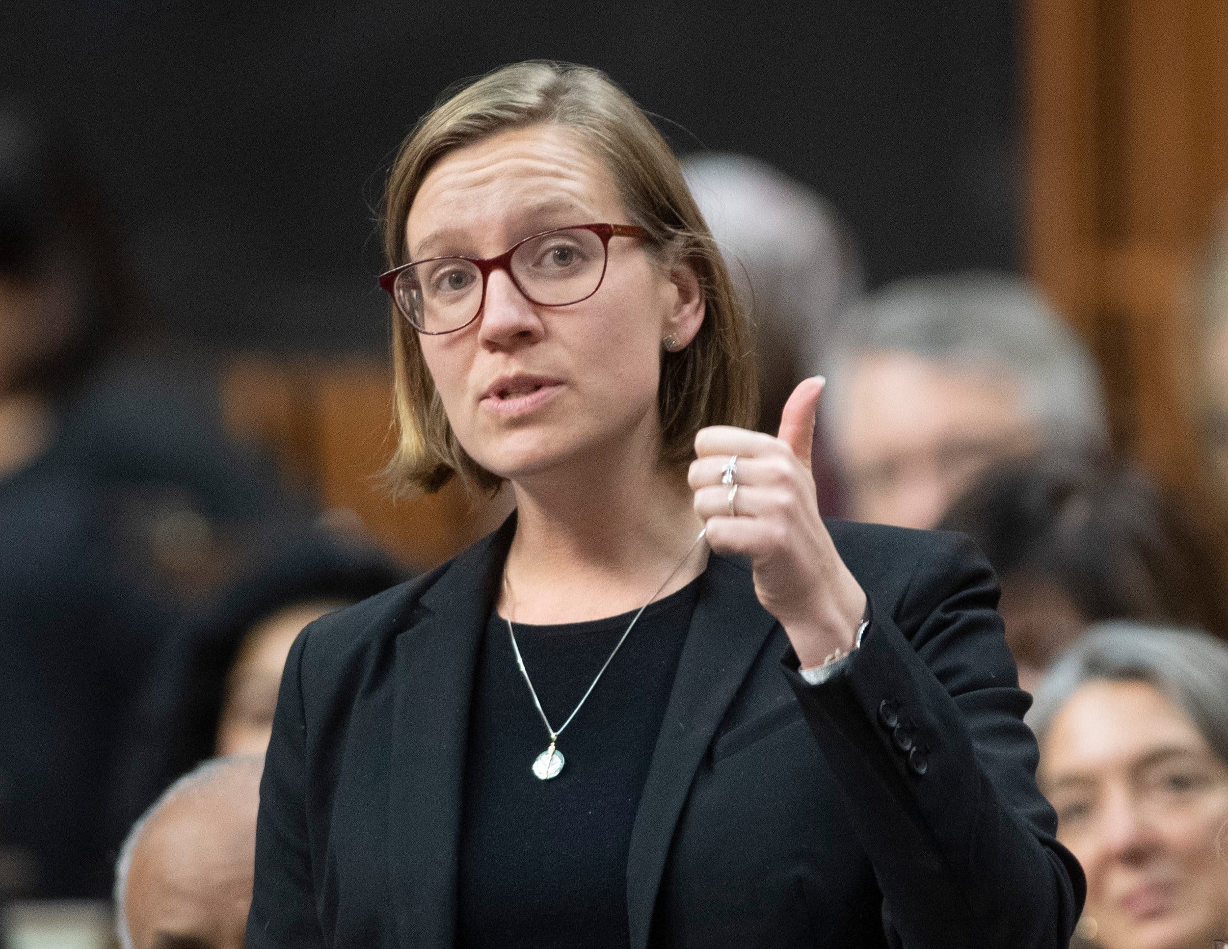 Gould responds during Question Period in the House of Commons on Dec. 10, 2019 in Ottawa (CP/Adrian Wyld)